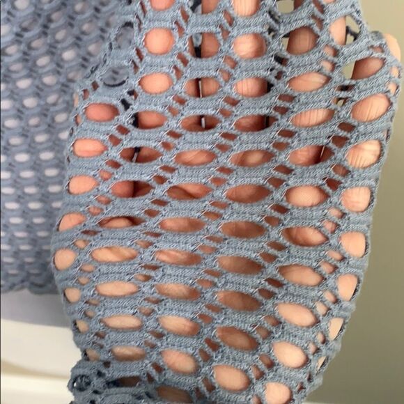 Pete collection Crochet & Mesh Fishnet Pullover - Picture 6 of 9